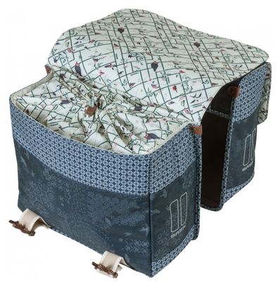 Sacoche double vélo Basil Boheme 35 litres bleu