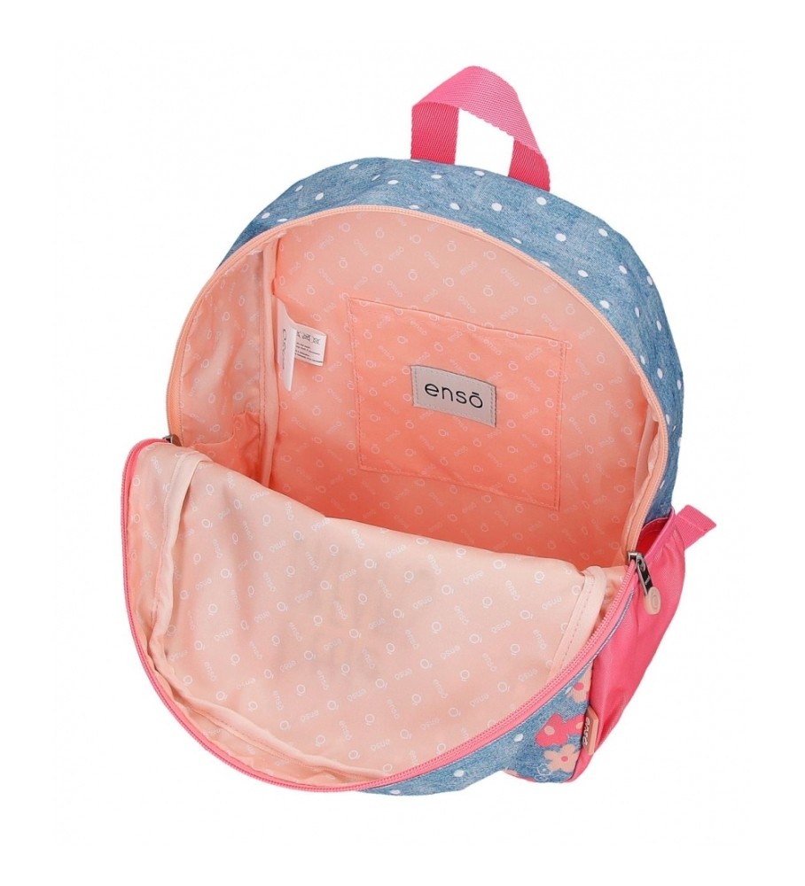 Mochila para Carrinho de Bebê Enso Little Dreams Rosa 32cm