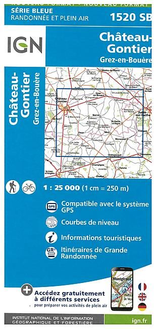 IGN - 1520 SB CHATEAU GONTIER 1 25 000