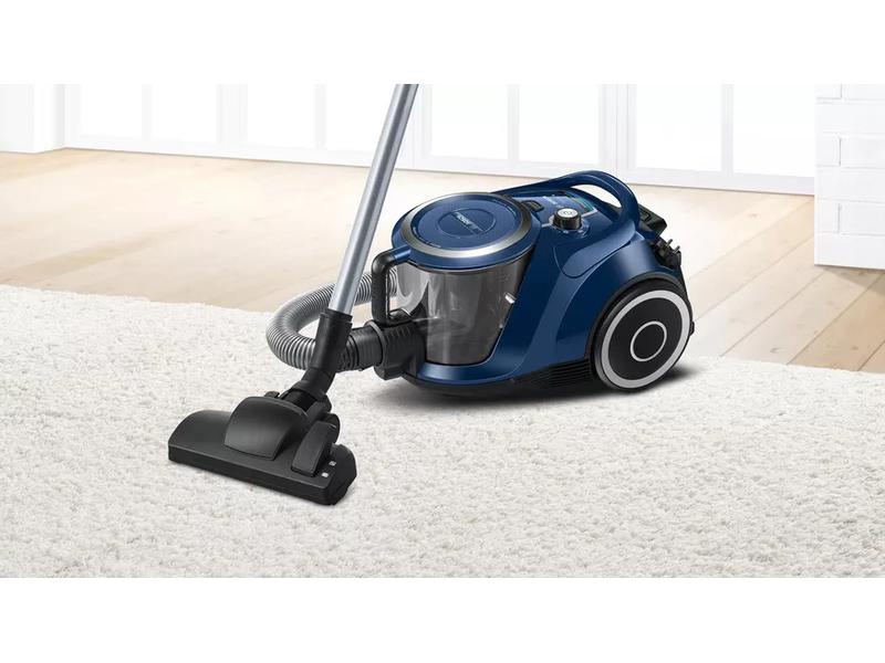 Bosch Bodenstaubsauger BGC41X36 Blau/Schwarz Beutelloser Staubsauger
