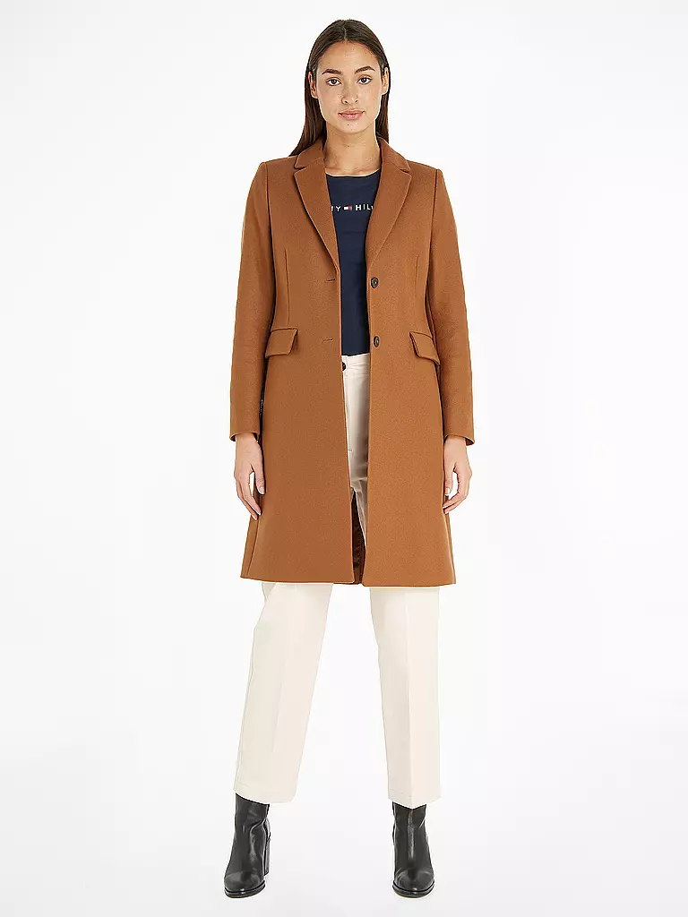 TOMMY HILFIGER Wollmantel camel