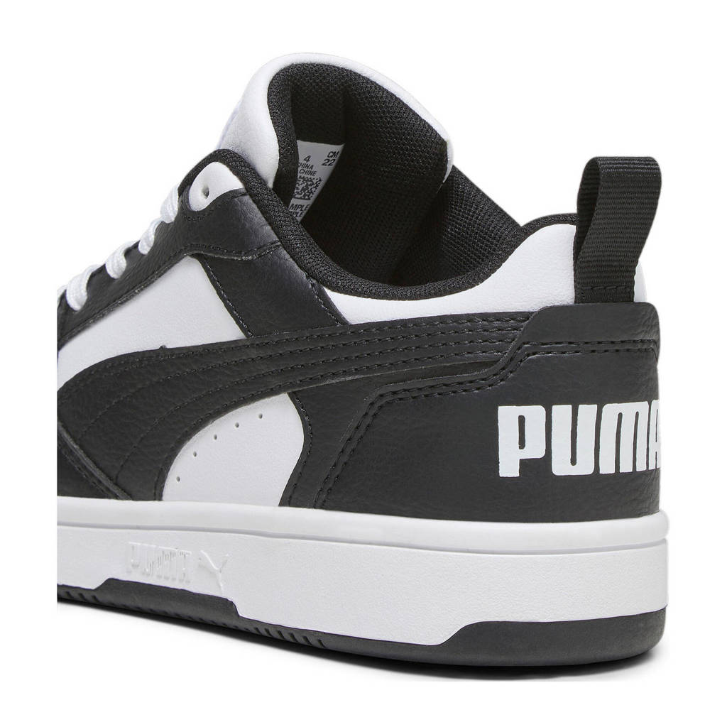 Puma Puma Rebound V6 Lo Jr V6 Lo sneakers wit/zwart