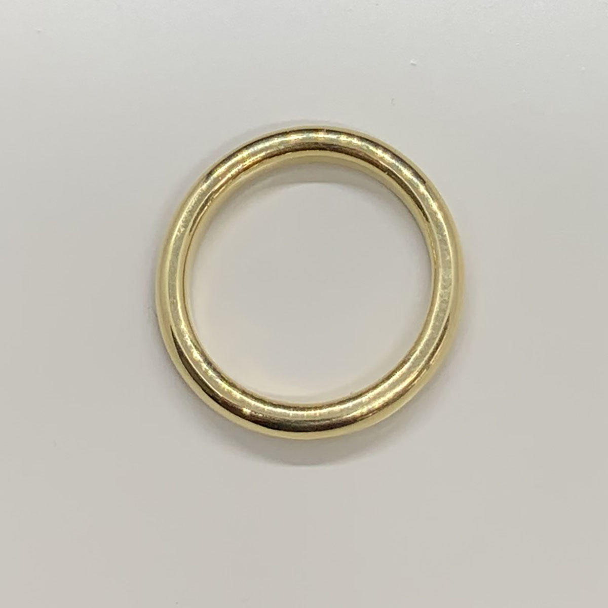 Bague d'occasion or 750 jaune demi-jonc