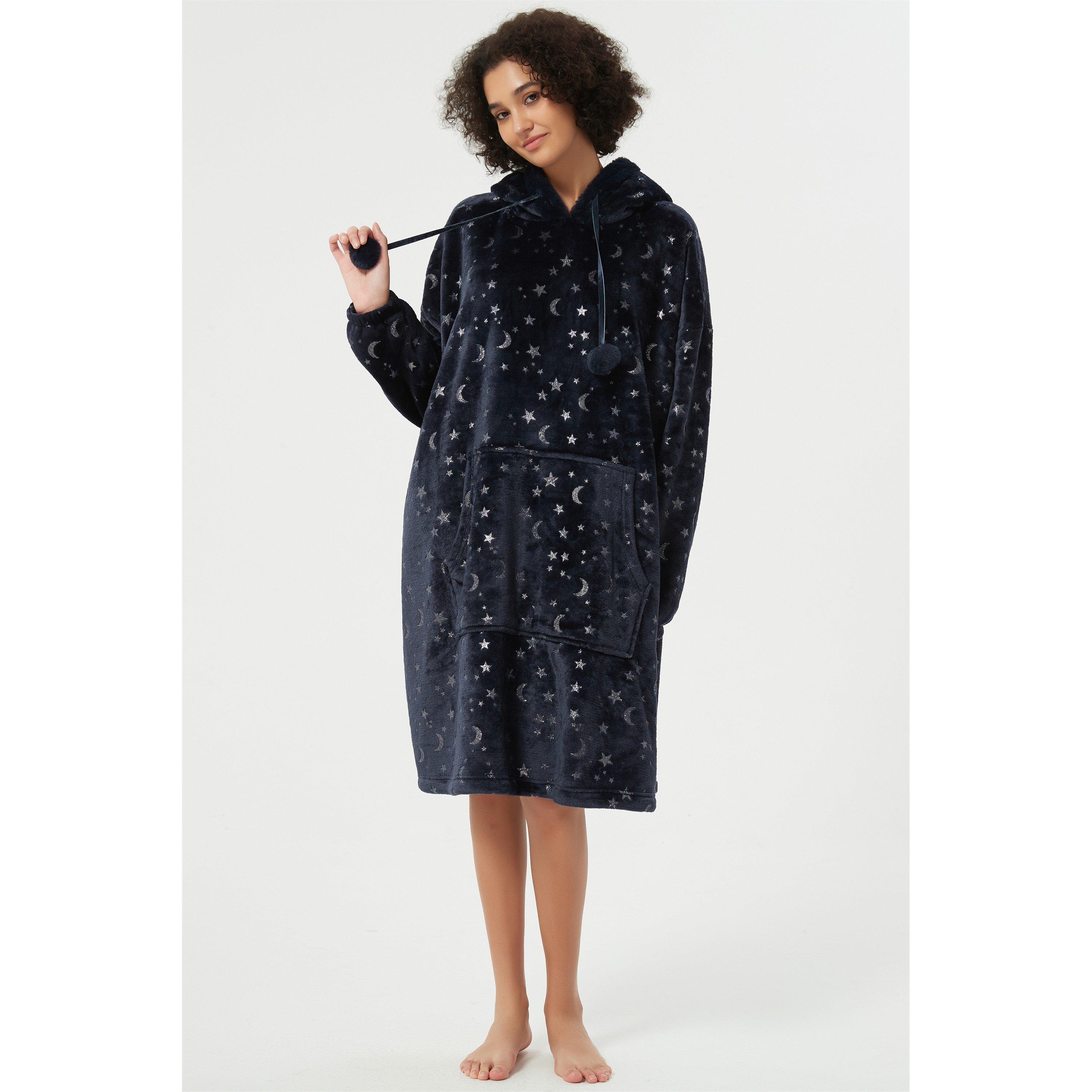 Linea Ladies Foil Star Snuggle Hoodie