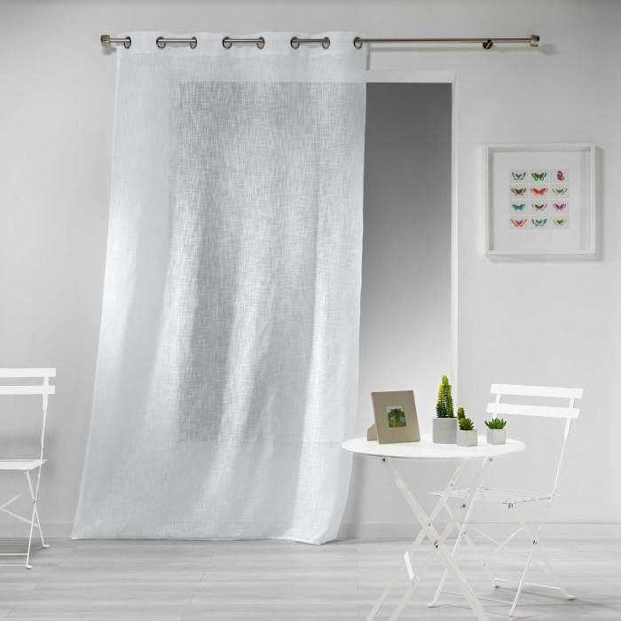 PANNEAU A OEILLETS 140X240CM HALTONA BLANC