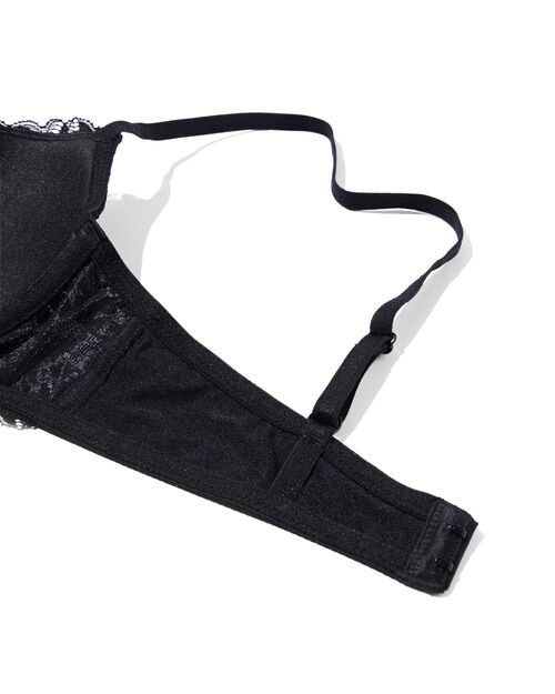 soutien-gorge préformé en dentelle avec armatures noir