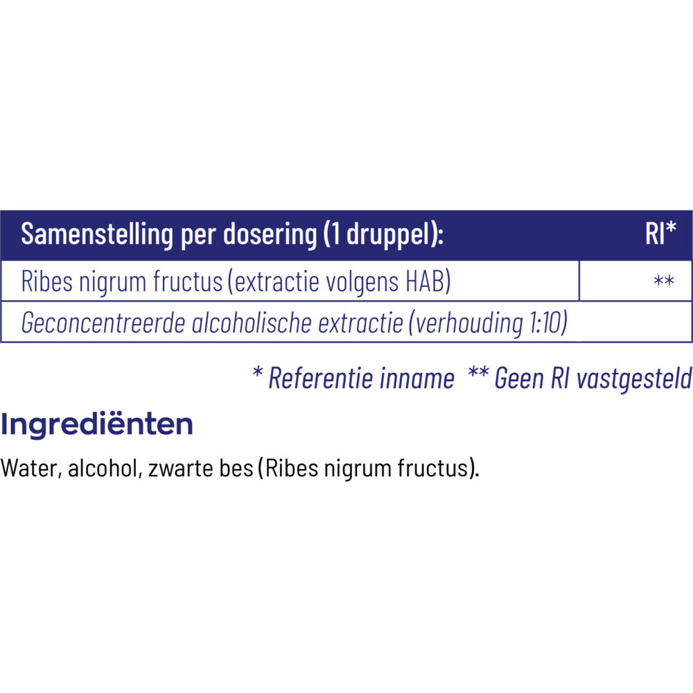 Vitakruid Ribes Nigrum Tinctuur 50 ml