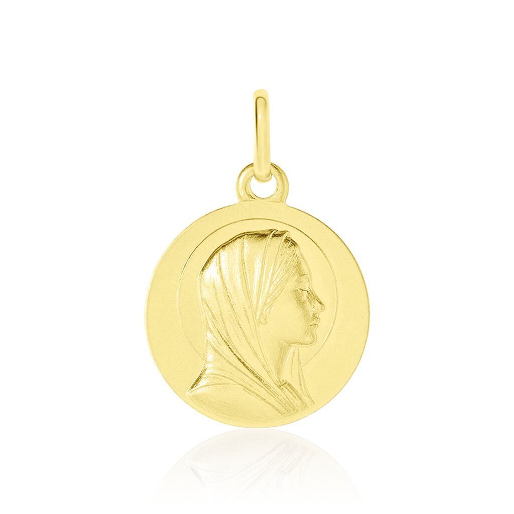Medaille Or Jaune Vierge