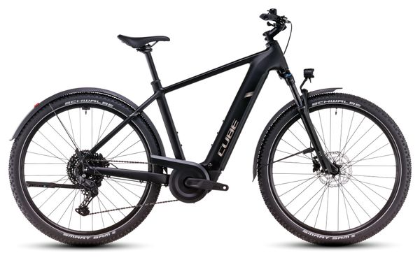 VTC Électrique Cube Nuride Hybrid Pro 800 Allroad Shimano Cues 10V 800 Wh 29'' Noir 2025