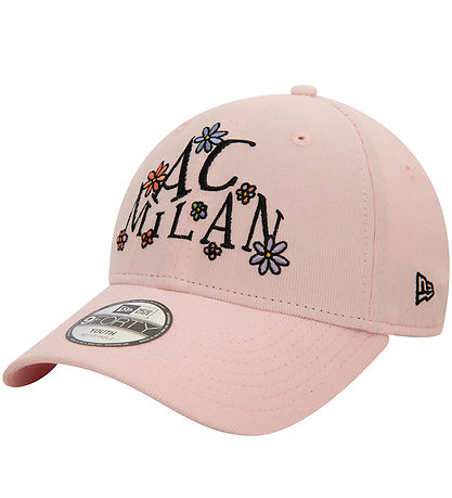 New Era Kappe - 9Forty - AC Milan - Pastel Pink