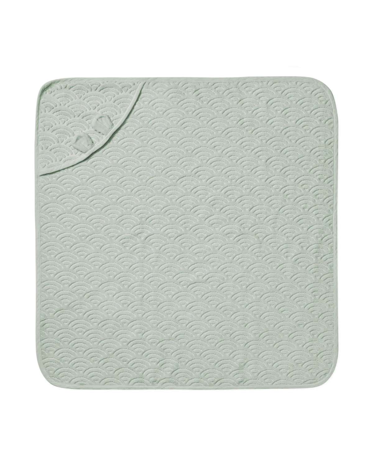 Badehåndkle Baby m/ Hette | 80×80 cm – 100% Øko Bomull