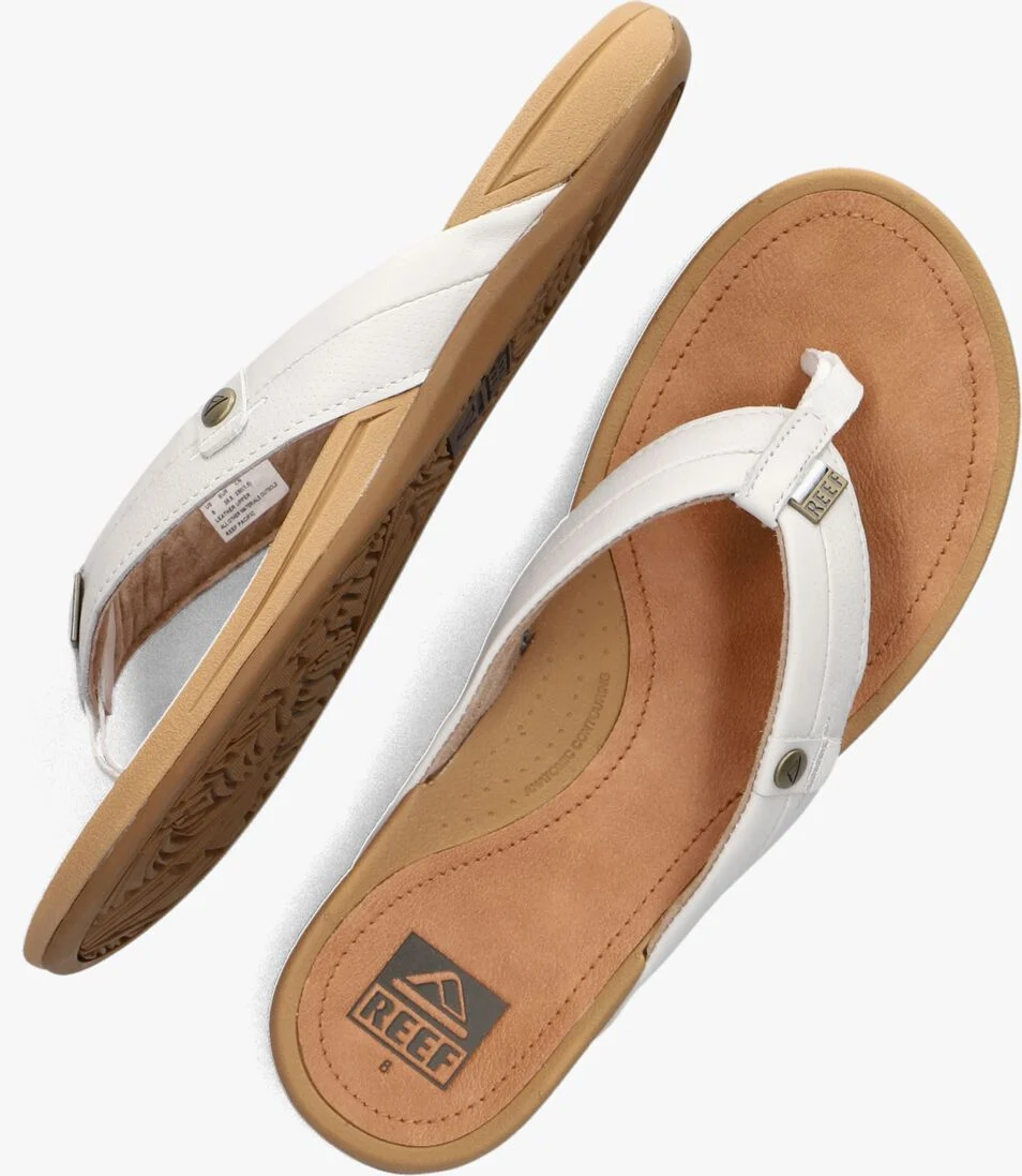 REEF witte reef teenslippers pacific dames