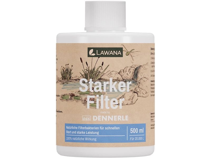 Lawana Wasseroptimierer Starker Filter 500 ml Natürliche Filterbakterien für schnellen Start und starke Leistung