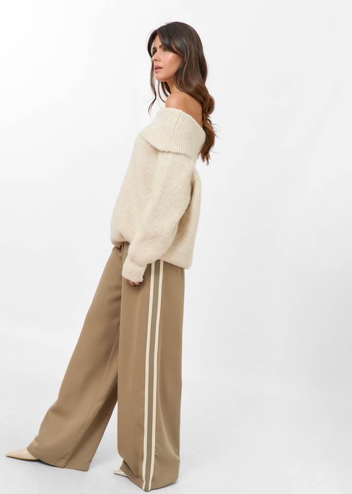 Ally broek taupe