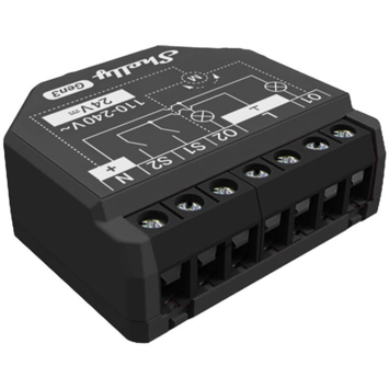 Shelly 2PM Gen3 slimme schakelaar & energiemeter WiFi (2 kanalen)