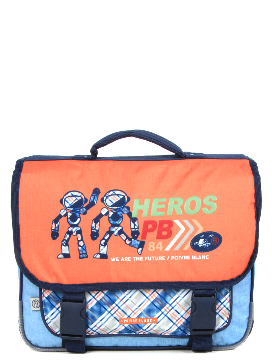 Cartable Poivre Blanc Boy Robot 38 cm