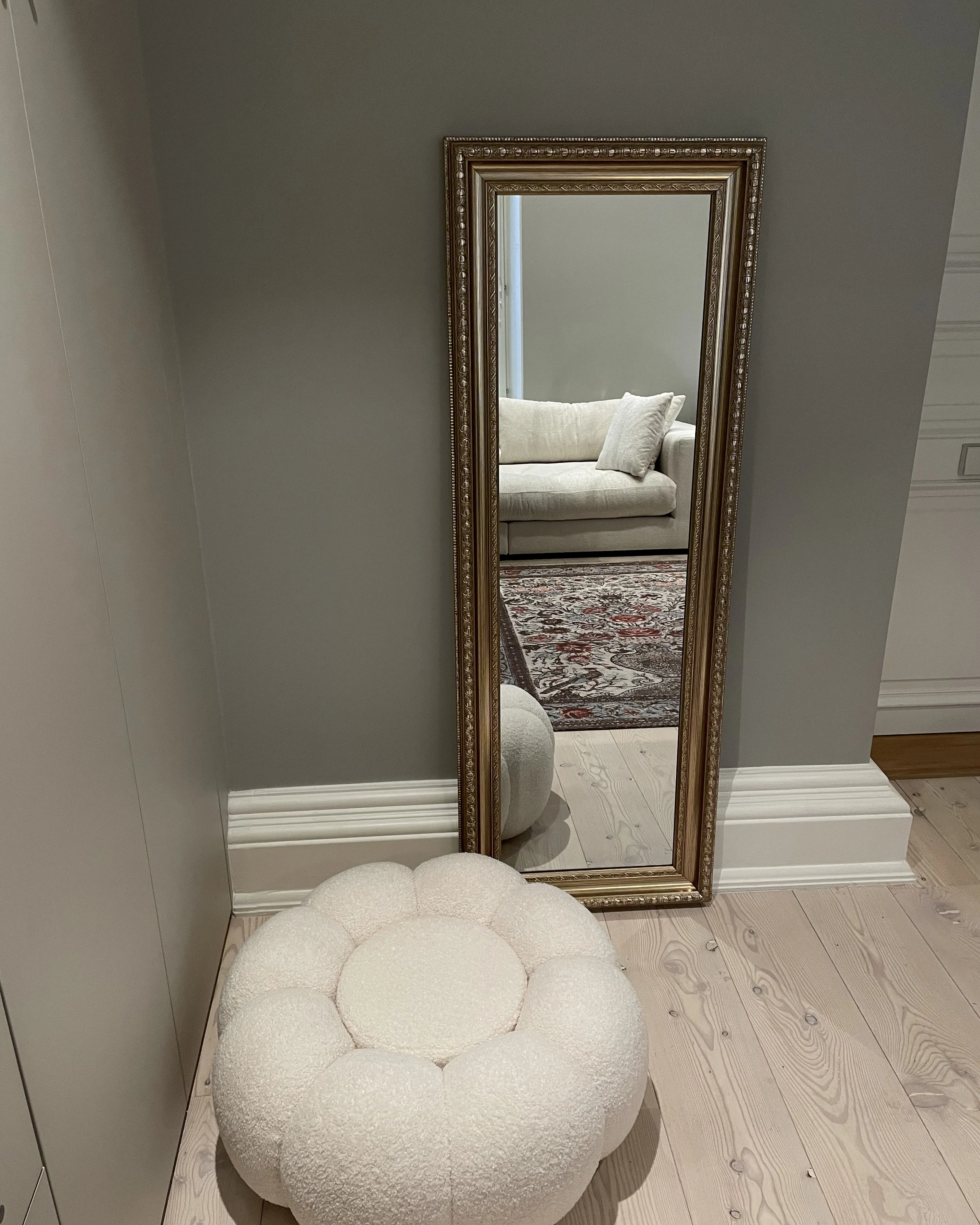 Wandspiegel AURILLAC 51 cm 141 cm Goud
