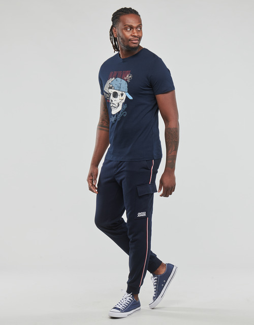 Jack & Jones - JORROXBURY TEE SS CREW NECK - Marine