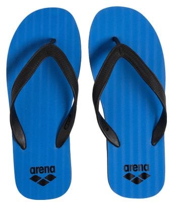 Tongs Arena Beach Thong Waves Bleu/Noir