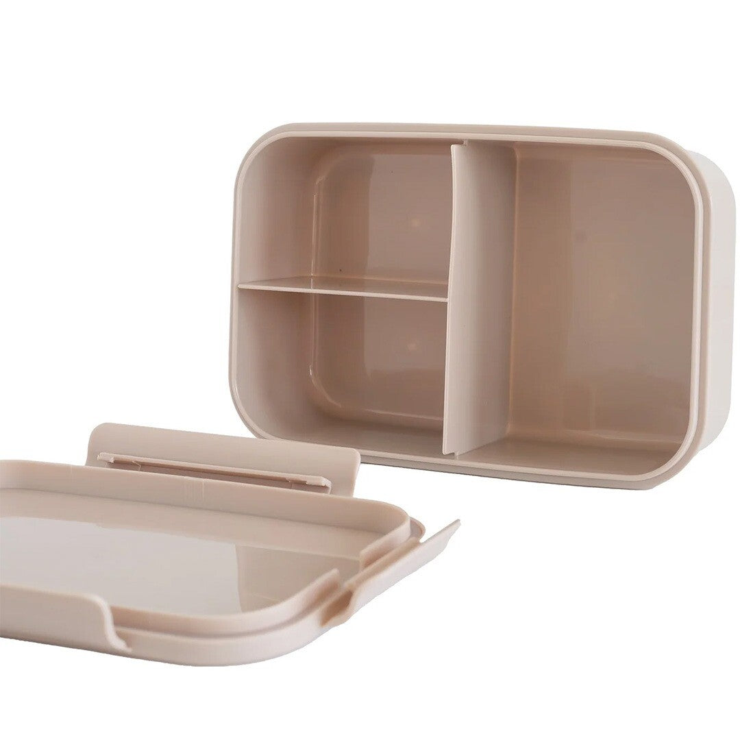 3 sprouts bento broodtrommel - taupe