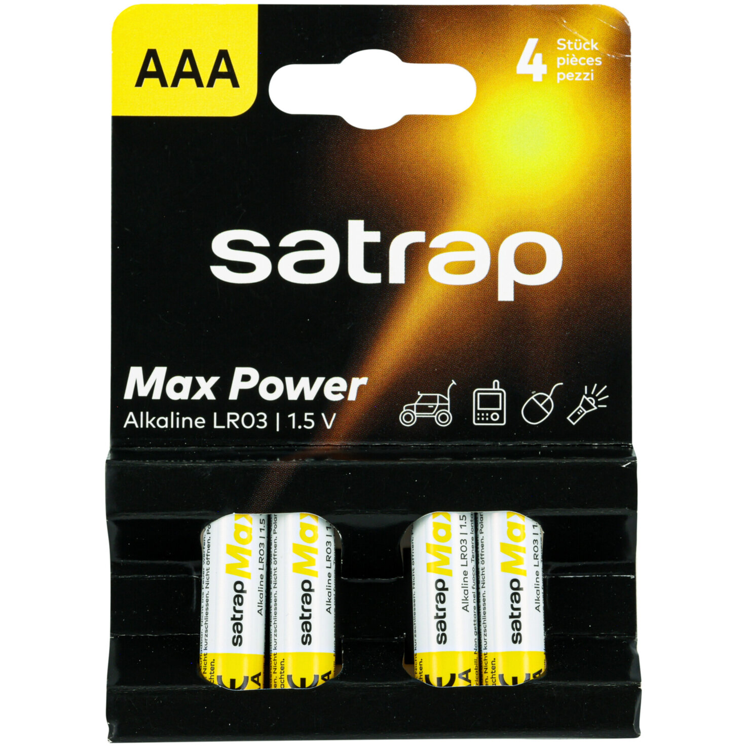 satrap Batterien AAA/LR03 4 Stück