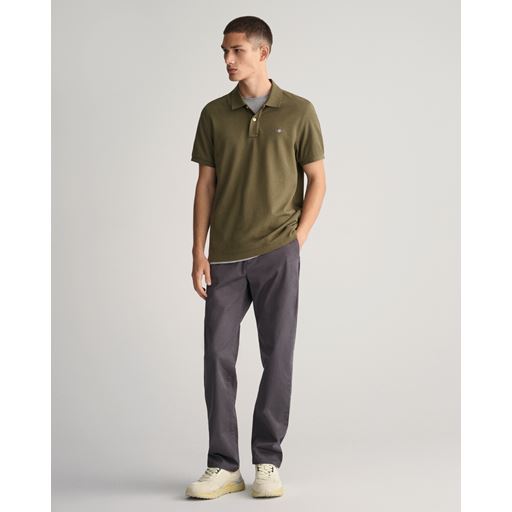 GANT Shield Piqué Polo T-shirt, Juniper Green, XL