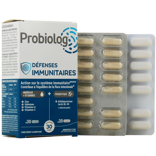 Probiolog Défenses immunitaires - Probiotique, vitamines et minéraux