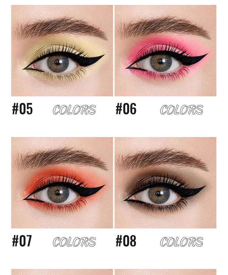 Pudaier - Creamy Matte en Glow Oogschaduwpotlood - 24 kleuren