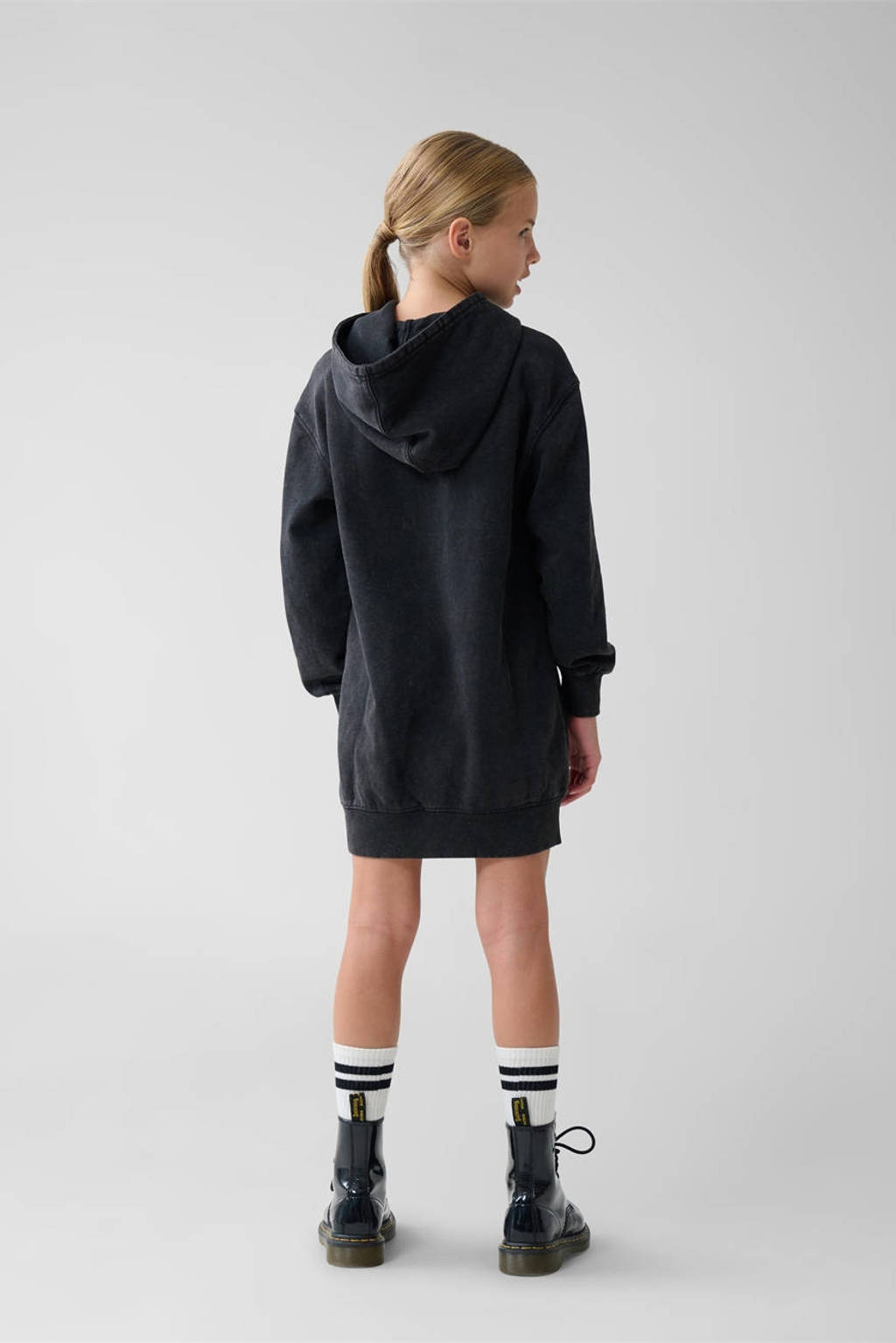 Shoeby sweatjurk met tekst antraciet