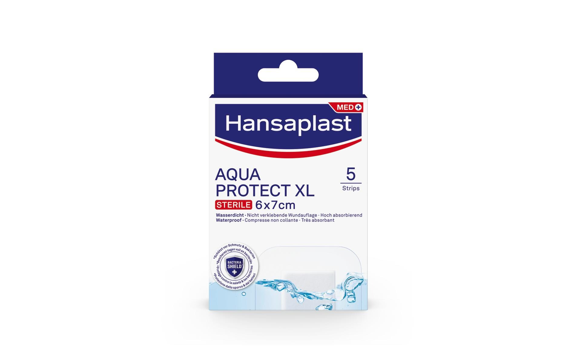 Wundpflaster Aqua Protect XL 5 StückSterile Wundpflaster