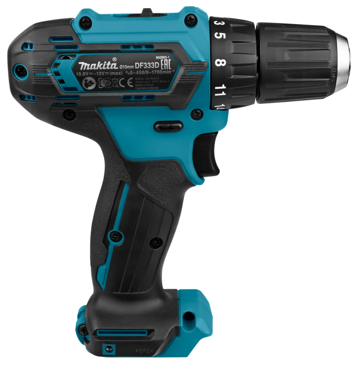 Makita DF333DSMJ CXT 12V Max Li-Ion accu boor-/schroefmachine set (2x 4,0Ah) in Mbox - 30Nm