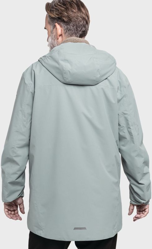 Schöffel - Urban - Lang Jack - Grijs - Parka Stijl