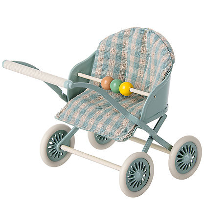 Maileg Klapvogn - Baby Mus - Mint