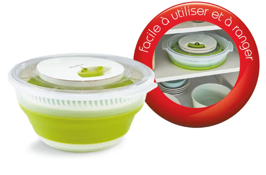 MOULINEX Essoreuse rétractable 4L