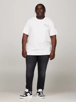 Camiseta Essencial Slim Fit com Estampa de Logo