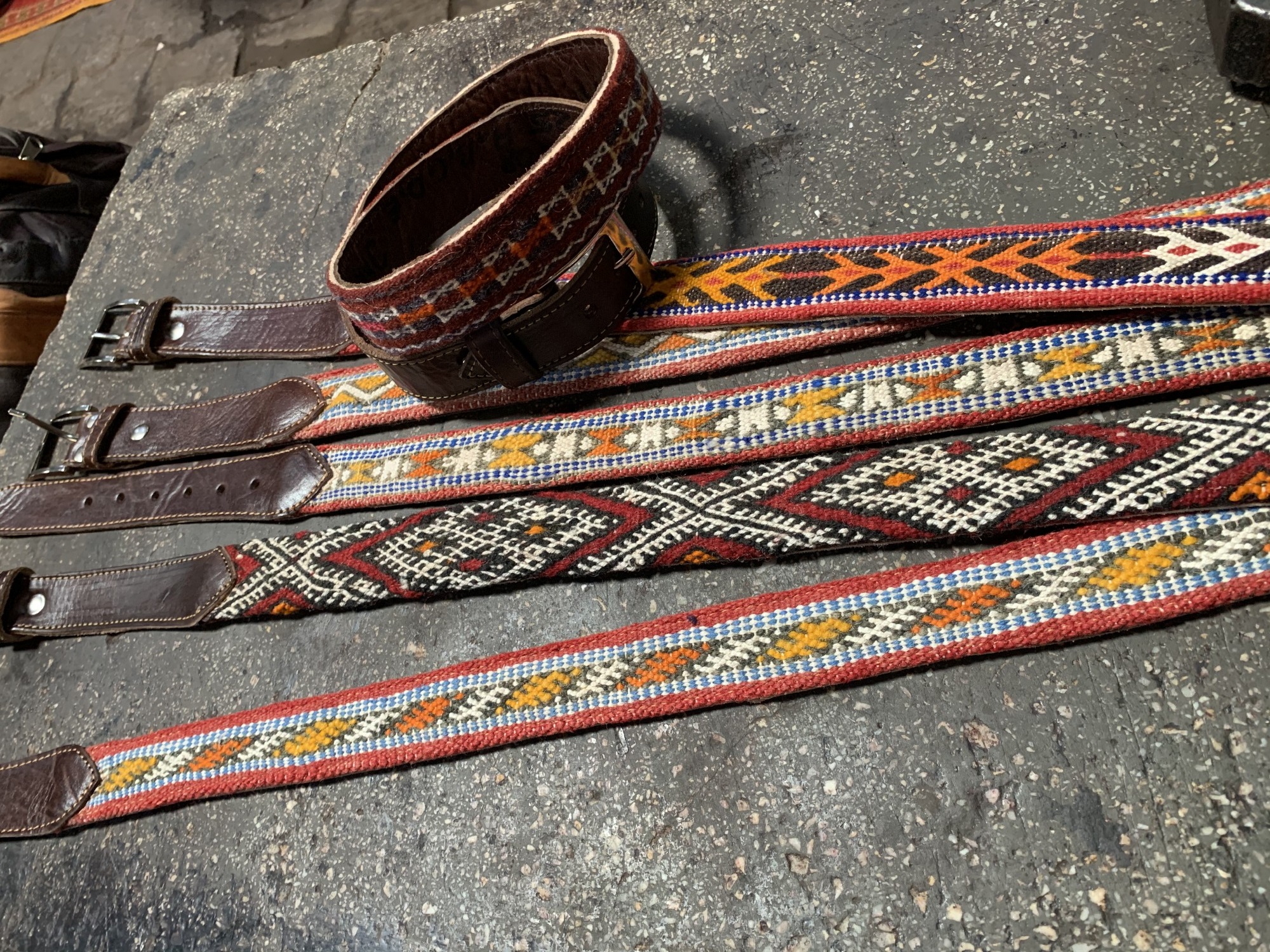 Ledergürtel 'Boheme', multicolor, braun günstig bestellen