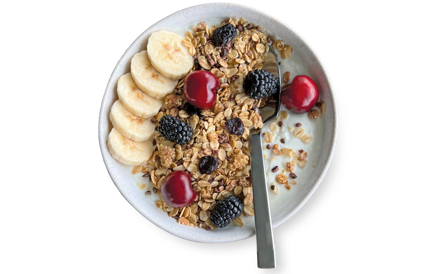 Yacon Müesli mit Kakao Nibs 500 gSuperfood Müesli mit Yacon und Schokolade