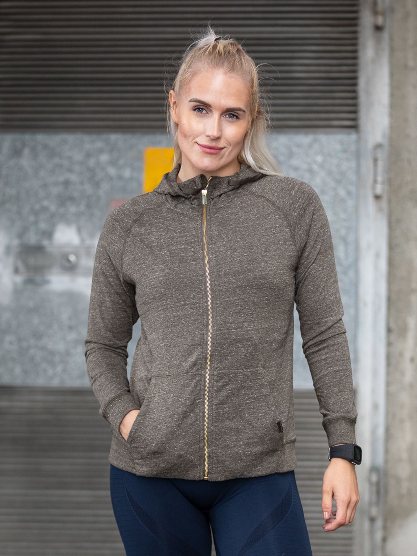 Chestine Melange Sweat Hoody