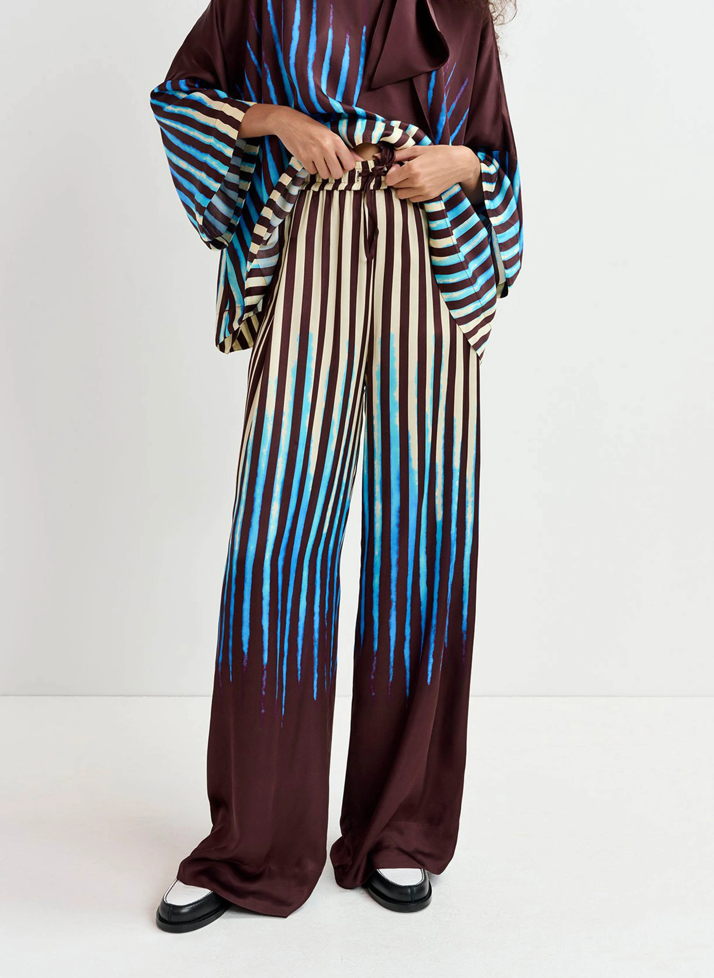 GUM - Pantalon large imprimé | Multicolore