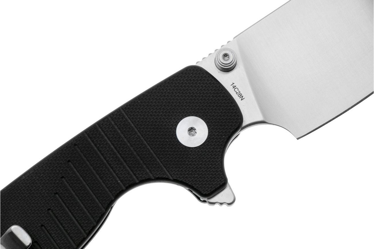 QSP Knife Chefmaster 163-A1, Satin 14C28N, Black G10, zakmes, Keanu Alfaro design