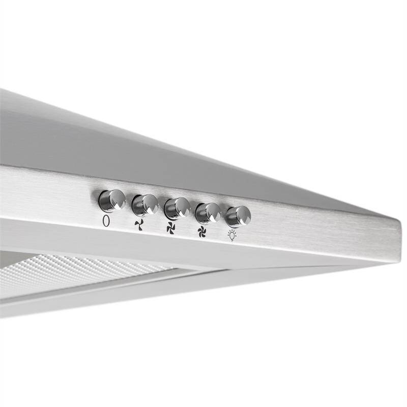 TR60WS Dunstabzugshaube 2x Fettfilter Edelstahl 60 cm 340 m³/h