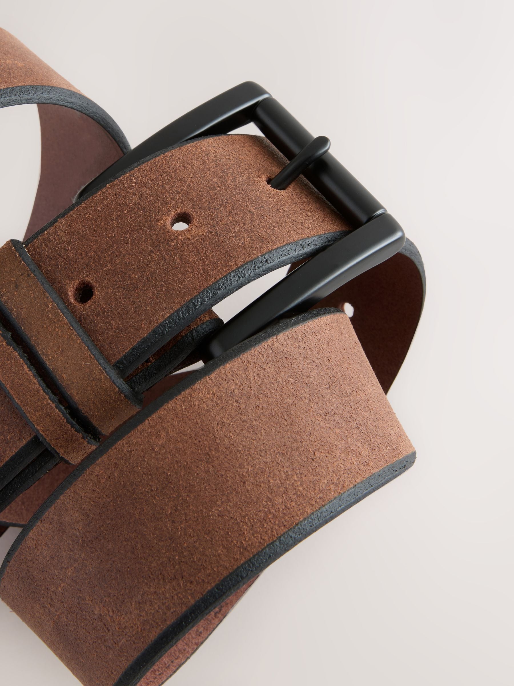 Bruin - Casual leren riem