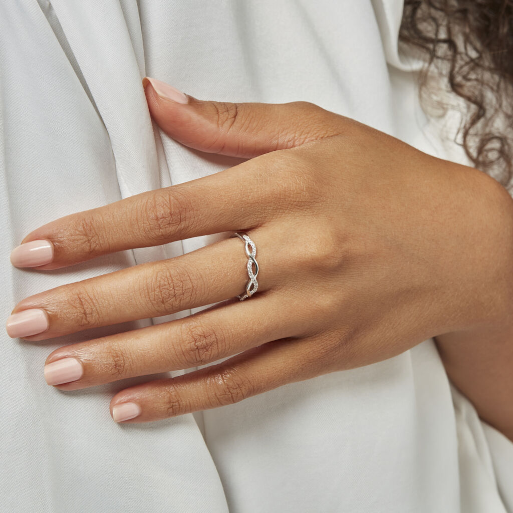 Bague Kassandra Argent Blanc Oxyde De Zirconium