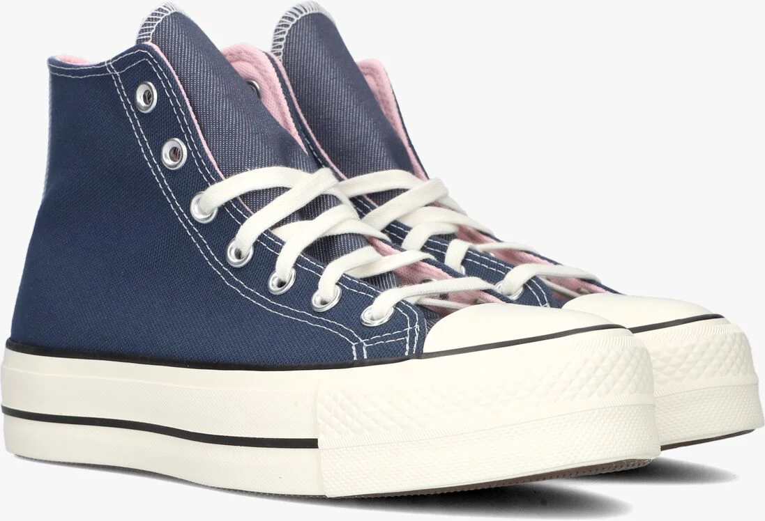CONVERSE blauwe converse hoge sneaker chuck taylor all star lift hi