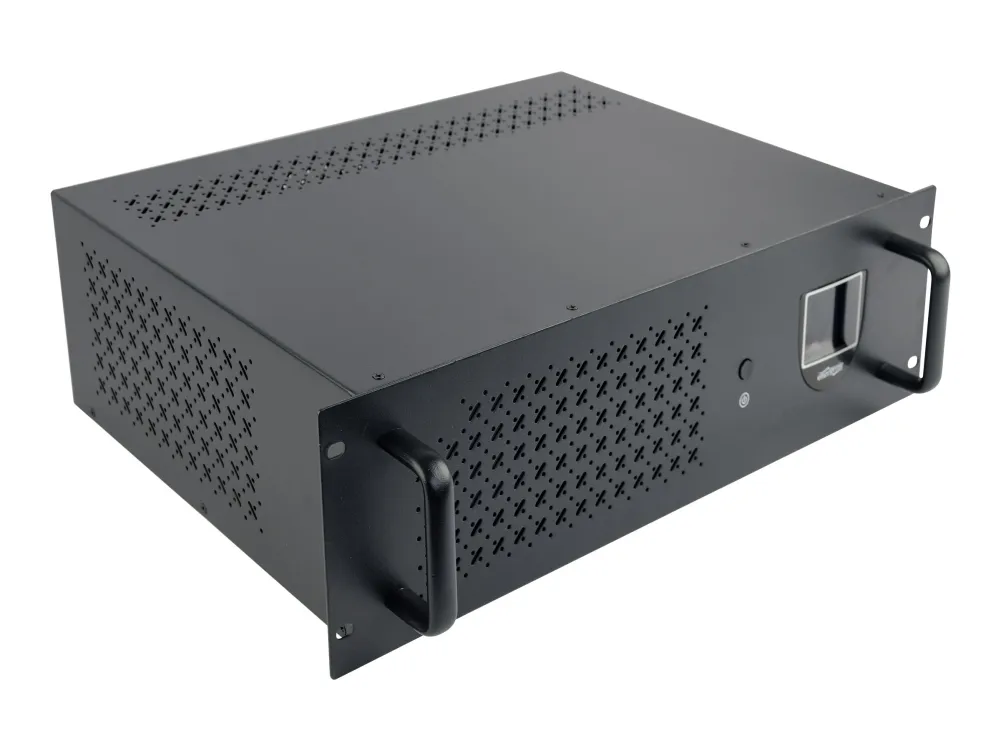 EnerGenie - UPS (rackversion) - AC 220 V - 1200 Watt - 2000 VA - 9 At - USB - output-stikforbindelser: 4 - 3.4U