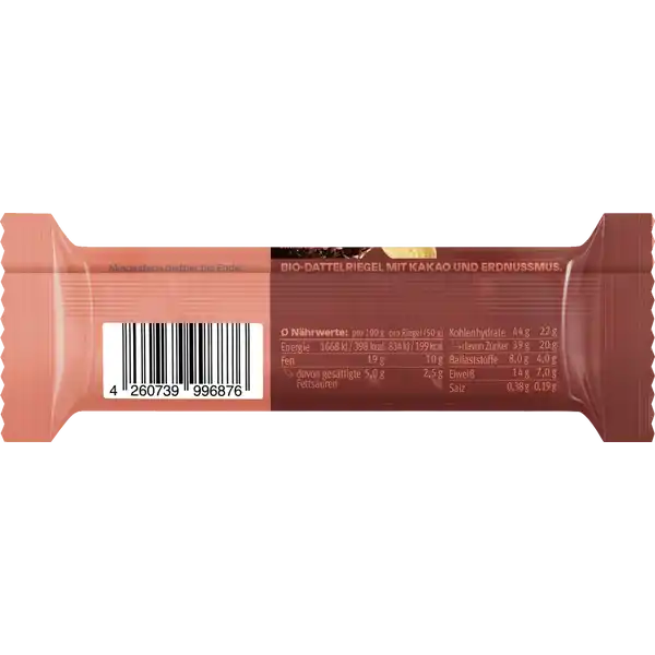 Bio Riegel Peanut Nut Butter Bar