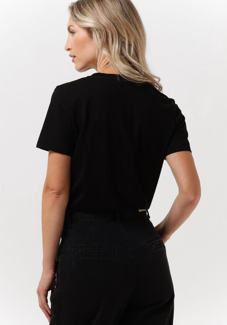 SELECTED FEMME zwarte selected femme t-shirt slfmy perfect ss tee box cut b