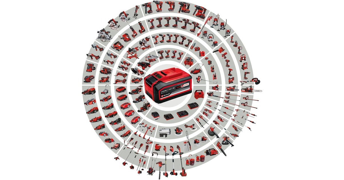 EINHELLAccu boor-/schroefmachine TE-CD 18 Li E Solo schroeftol  (Rood/zwart, Accu en oplader niet inbegrepen)