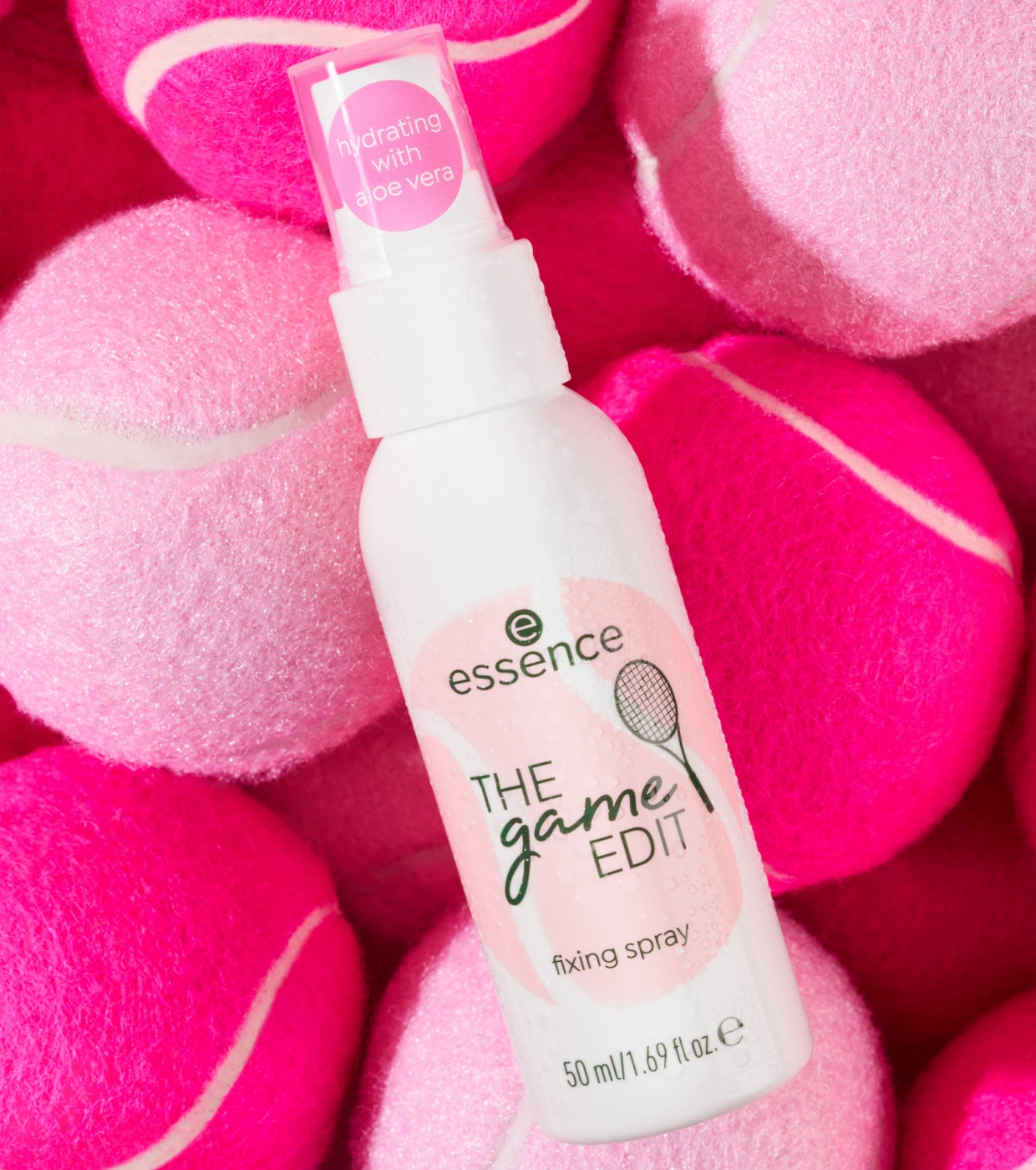 essence - *The Game Edit* - Spray fixador de maquiagem com aloe vera