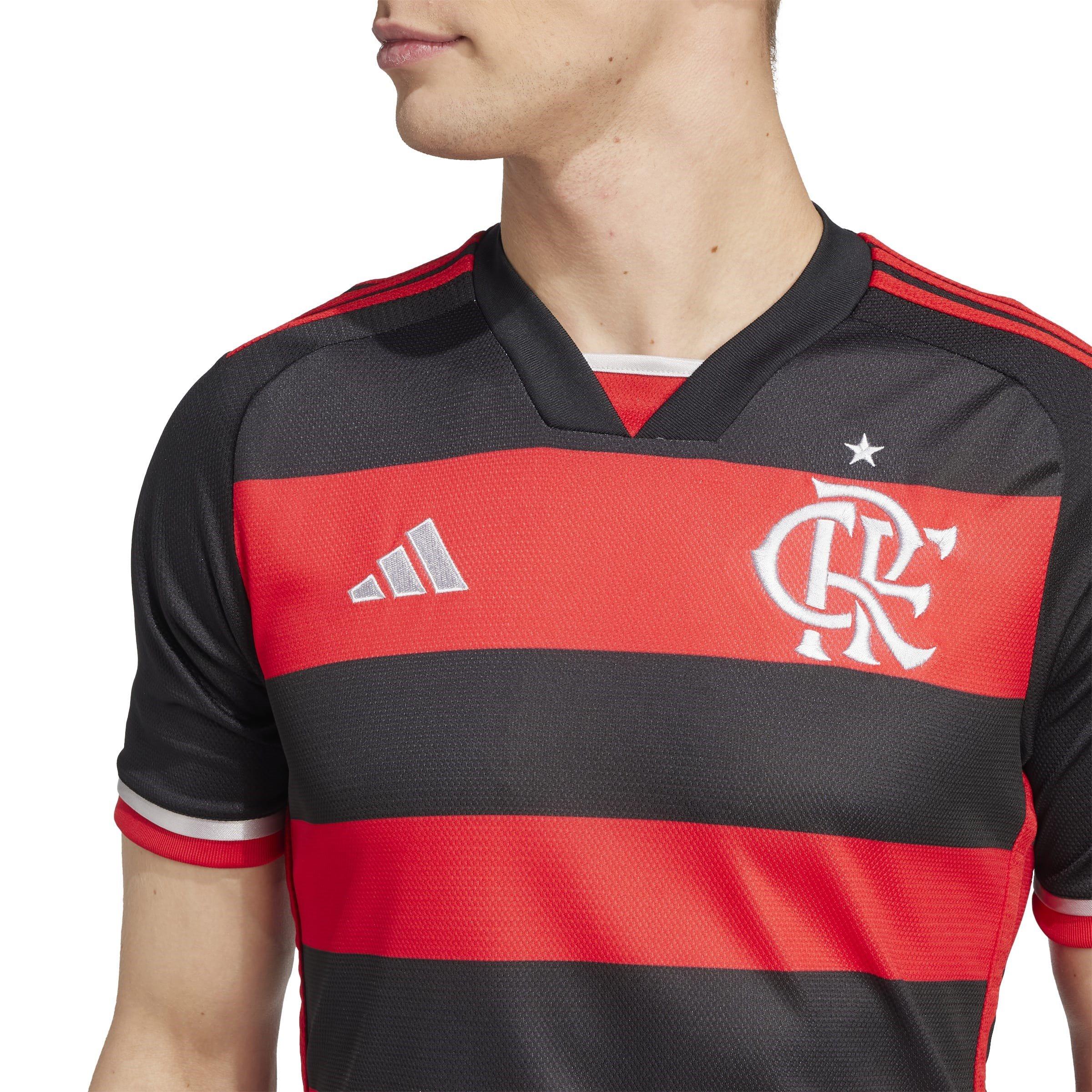 adidas CR Flamengo Home Shirt 2023 2024 Adults